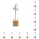 thumbnail image 1 of Naiovety Base de Lugar Titular de la tarjeta Buffet Reserva Picture Clip Stand Vacaciones Banquetes de bodas Fiesta Ajuste de la Decoraciones Nota musical 10piezas Naiovety CBP190132, 1 of 6