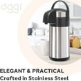 thumbnail image 3 of OGGI 3-Liter Stainless Steel Beverage Server, 3 of 5