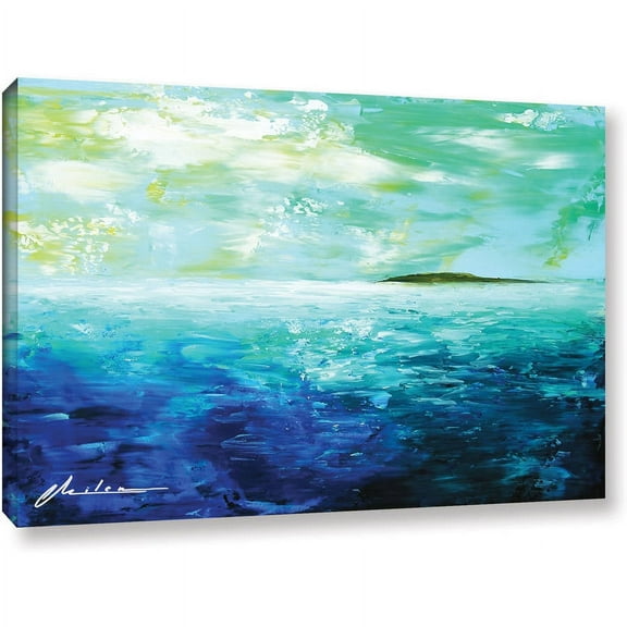 ArtWall Milen Tod "Isle" Gallery-wrapped Canvas