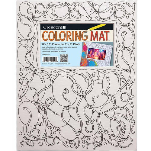 1 piece Crescent Cardboard CMA80003 Family Tree Coloring Mat 8x10 