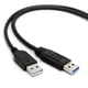 thumbnail image 2 of Cable Extensión Divisor en Y Datos Alimentación Adicional USB 3.0 A Doble, 2 of 9