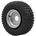 thumbnail image 1 of Pneu avec Moyeu Prémonté pour VTT UTV Tondeuse, Ensemble de Roues Sans Chambre, Bande de Roulement Antidérapante, Réduit les Vibrations, Remplacement Robuste, 1 of 1