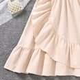 thumbnail image 2 of Eashery Dresses for Girls Party Dress Children's Clothing Baby Girl Dress Beige 8-10 Years, 2 of 5