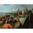 thumbnail image 2 of Otto van Veen 14x11 Gold Ornate Wood Frame and Double Matted Museum Art Print Titled - The Peace Negotiations Between Julius Civilis and the Roman General Cerialis (1600 - 1613), 2 of 4
