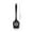 Black, variant on Nonstick Silicone Spatula with Heat-Resistant Coating, Flexible Leak-Proof Cooking Utensil with Drain Holes & Hanger, Dishwasher Safe Kitchen Tool (12 Inch)