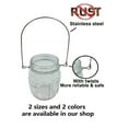 10 Pack Stainless Steel Wire Handles Hangers For Mason Canning Jars