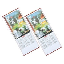 OFFIGAM 2pcs Family Wall Calendar 2026 Horse Year Wall Hanging Calendar for Home Office Monthly Planner