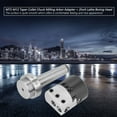 2 Inch Lathe Boring Head MT3 M12 Taper Collet Chuck Milling Arbor Adapter