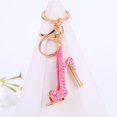 thumbnail image 4 of CNKOO Key Ring Metal High Heel Shoe Key Chain Rhinestone Keychain for Bag Dressing Decoration  Pink, 4 of 10