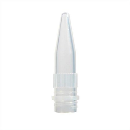 Silic. Conical 1.5mL Screw Cap Microcentrifuge Tube - 1000 pk - Natural