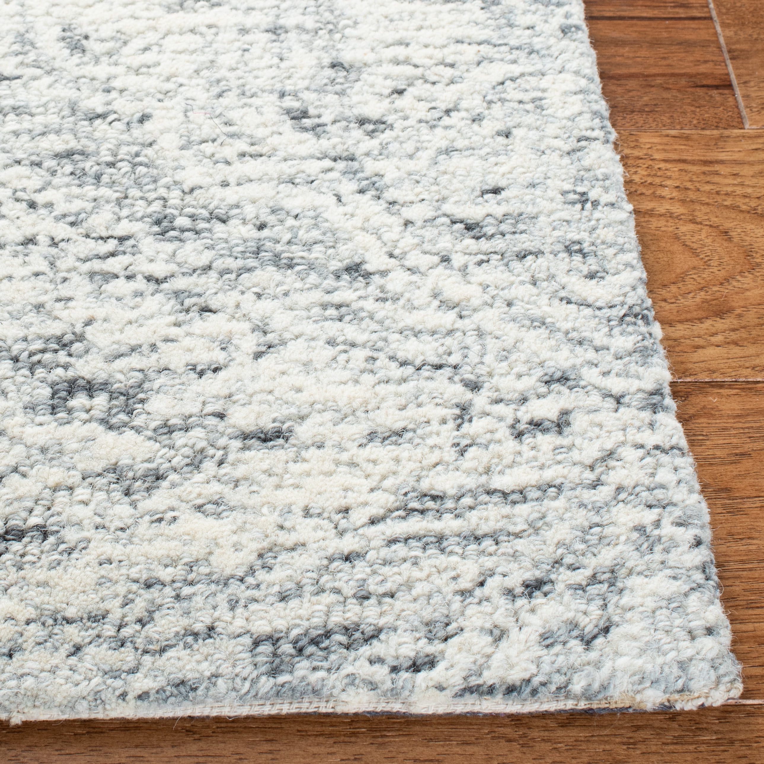 SAFAVIEH Metro Leilah Geometric Area Rug, Natural/Light Grey, 3' x 5'