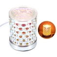 thumbnail image 2 of Quemador De Cera Derretida Con Plato De Vidrio Desmontable, Lámpara Aromática Con Patrón Circular, Calentador De Velas Con Fragancia Eléctrica Para Dormitorio, Sala De Estar Y Estudio Advancent HA027462-03, 2 of 7