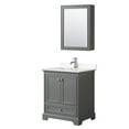 thumbnail image 7 of Wyndham Collection Wcs202030s-Vca-Med Deborah 30" Free Standing Single Basin Vanity Set -, 7 of 7