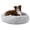 Light Gray, variant on PetAmi Calming Dog Bed for Small & Medium Dogs and Cats, 23 Round Donut Dog Bed, Washable Fluffy Faux Fur Puppy & Cat Bed, Anti-Anxiety Plush Cuddler Pet Bed with Anti-Slip Bottom - Pink