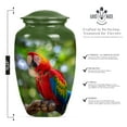 thumbnail image 2 of SUBSH Parrot Urn for Ashes - Urns for Burial - Urns for Ashes Adult Male - Cremation Urns for Ashes - Adult Cremation Urns - Funeral Urn (10 inch Pack of 1), 2 of 2