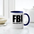 thumbnail image 4 of CafePress - FBI Female Body Inspector Mug - 11 oz Ceramic Mug - Novelty Coffee Tea Cup, 4 of 4