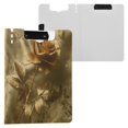 thumbnail image 2 of Wobogo Golden Flower A4 Foldable Clipboard with Horizontal and Vertical Double Metal Clips 360 Degree Foldable Binder Clipboards with Pen Holder, 2 of 9