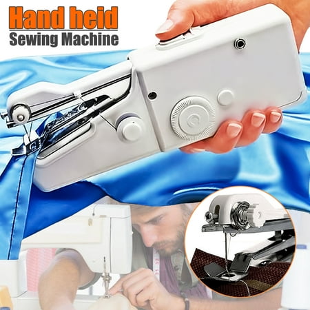 Universal Sewing Supply - Handheld Portable Stitch Sew Cordless Handy Sewing Machine Quick Repair Tool Universal for DIY Clothing Denim Apparel Sewing Fabric Zippers Crafts Supplies (without batteries)