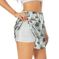 thumbnail image 3 of Lsque Tractor and Dumper Printed Women's Running Shorts with Liner Pockets,Elastic Quick Dry Workout Athletic Gym Yoga Shorts,Womens High Waist Shorts-Medium, 3 of 9