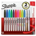 thumbnail image 1 of Sharpie Permanent Markers, Fine Point, Assorted Colours, 12 Count, 1 of 5