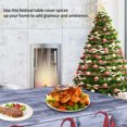 thumbnail image 3 of Monstrate Navidad Navidad Festivo Fácil de limpiar Mantel de poliéster Decoración de fiesta de Navidad Kits de decoración para fiestas No.01 NO1, 3 of 6