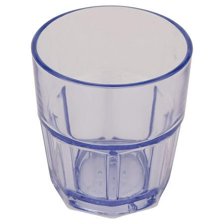

G.E.T. Heavy-Duty Faceted Shatterproof Tumbler 7 Ounce Blue (Set of 4)