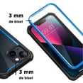 thumbnail image 3 of Funda de Uso Rudo 360 Transparente Para iphone 13 Pro Azul ATTI Funda Uso Rudo 360, 3 of 7