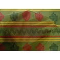 thumbnail image 4 of oneOone Cotton Silk Fabric Stripe|Chevron & Tree Block Printed Fabric 1 Yard 42 Inch Wide, 4 of 4