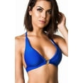 thumbnail image 2 of Coqueta Swimwear Women bikini separates halter top padded banded swimsuit ROYAL BLUE-XL, 2 of 3