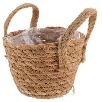 Basket For Plant Woven Storage Rattan Flower Pots Indoor Plants