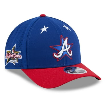 Men's New Era Blue/Red  Atlanta Braves 2025 MLB All-Star Game Workout 9FORTY M-Crown Adjustable Hat