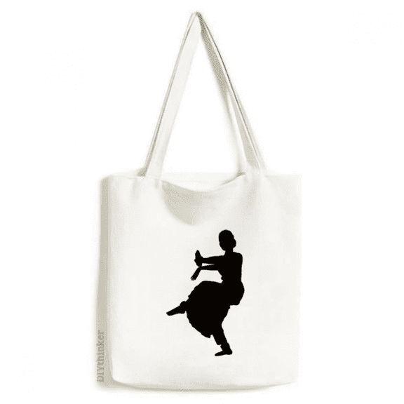 Dancer Art Peacock Dance Sports Tote Canvas Bag Shopping Satchel Casual Handbag