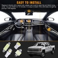 thumbnail image 4 of Kojooin 28pcs Led Interior Light Bulbs Kit T10 31mm 42mm 6000k Dome License Plate Lamp Bulb Car Trunk Replacement Parts, 4 of 7