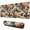 Pioneer Flower Floral-2, variant on Long Mouse Pads for Desk,Pioneer Flower Floral Print Pattern Desk Mats on Top Of Desks, Desk Mouse Pad Extra Large with 3mm Non-Slip Base and Stitched Edge for Gaming,Office,Work,Home 31.5"x11.8"