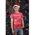 thumbnail image 2 of Old Glory Mens Flying Santa Sleigh Ugly XMAS Sweater Short Sleeve T Shirt, 2 of 6