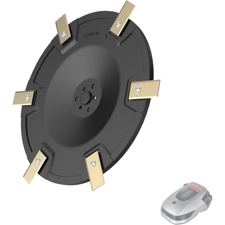 RSDRA-01 Cutter Disc for Dreame Roboticmower A1 Robotic Lawnmower, Replacement Parts 1*Mower disc, 6*Blades