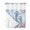 Blue, variant on No Hook Shower Curtain with Snap-in Liner, Coastal Jellyfish Waterproof Fabric Bathroom Curtains, Summer Beach Nautical Ocean Coral Seahorse Bath Curtains & Mesh Top Window Stand Up Stall 36"x72"