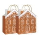 thumbnail image 1 of Bolsa de Regalo Navideña con Forma de Casita de Jengibre y Asa | Material de Papel Reutilizable | Ideal para Chocolates y Pequeños Regalos | Envoltorio Festivo para Fiestas Navideñas, 1 of 1