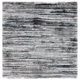 thumbnail image 2 of SAFAVIEH Cloud Carson Distressed Polyester Shag Area Rug, Gray/Blue, 6'7" x 6'7" Square, 2 of 8