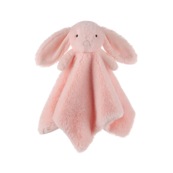 Manta de Seguridad con Corderito Albaricoque y Conejito Sonrosado 36 cm para Bebé