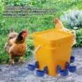 thumbnail image 4 of Automatic Chicken Waterer Cup 12L Handheld Barrel Poultry Drinking Equipemnt for Goose Duck, 4 of 7