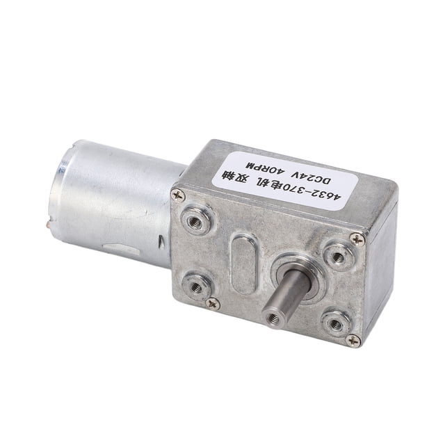DC Geared Motor, Brass Aluminum DC Reduction Motor Rotation Direction Adjustable DC24V For Door Opener 40RPM,90RPM