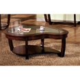 thumbnail image 7 of Furniture of America Tunton Solid Wood 3-Piece Coffee Table Set in Dark Cherry, 7 of 7
