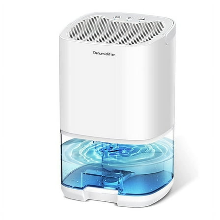 Dehumidifier, Dehumidifiers for Home 35Oz Dehumidifier for Bathroom 2500 Cubic Feet(280 Sq Ft) US Plug,1 x dehumidifier,White