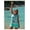 Mint Green, variant on Women's Mint Green Palm Tree and Polka Dot Print Ruched Tankini Swimsuit - Two Piece with Solid Boyshorts, Tummy Control Sizes XL to 4XL