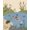 Blue, Pattern 10, variant on ODIKA 8'x10' Washable Area Rug Durable, Non-Slip Blue Green Pastel and Nature Scene Design Illustrative Pond Life with Ducks Turtle for Living Room, Under Sectional, Family