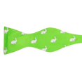 thumbnail image 3 of SummerTies Rabbit Bow Tie, Printed Silk, Adult Tie Yourself Bow Tie, 3 of 3