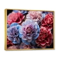 thumbnail image 2 of Designart "Carnations landscape Vibrant III" Floral Floater Framed Canvas Print, 2 of 7