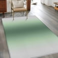 thumbnail image 3 of Sage Green Grey Ombre 3'x5' Washable Rug, Farmhouse Gradient Minimalist Non-Slip Area Rugs for Entryway Kitchen Classroom, StainResistant Dorm Throw Carpet, Low Pile Soft Indoor Floor Mat, 3 of 9