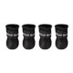 thumbnail image 4 of 4 unids/lote de zapatos de goma para lluvia para mascotas, botines impermeables antideslizantes para perros (negro L) Likrtyny Para estrenar, 4 of 7